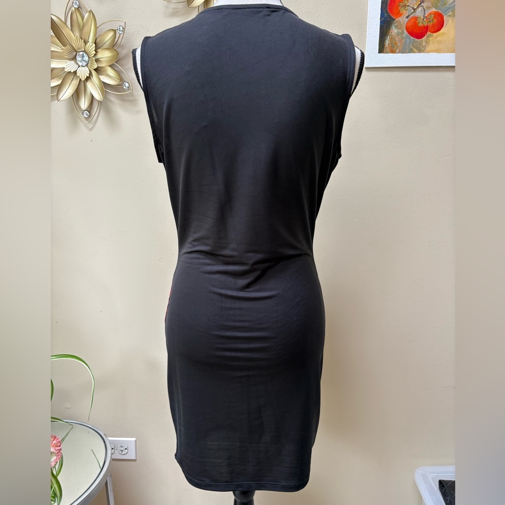 Symphony Tartan Red and Black Plaid Midi Dress - Picture 7 of 15